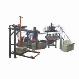 Three Stations Rotary Kerbstone Wet Press Machine